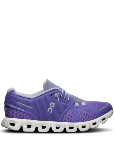 On Running Cloud 5 Mesh Sneakers In Purple