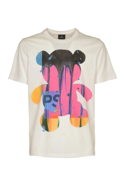 Paul Smith Teddy T-shirt  In White