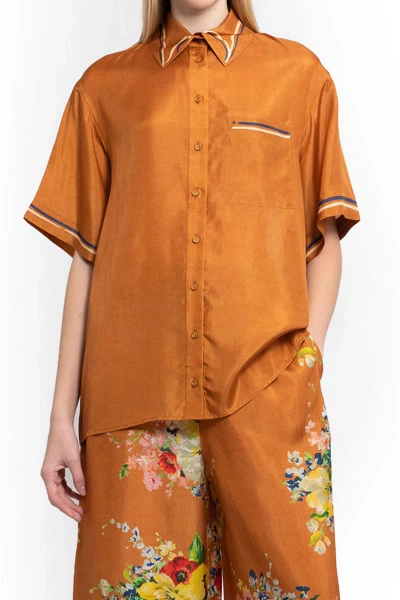 Zimmermann Shirts In Brown