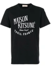 MAISON KITSUNÉ logo贴花T恤,FW17M70212271186