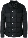 Moncler Clovis Quilted Utility Jacket In Black