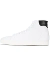 ANYA HINDMARCH ANYA HINDMARCH WHITE LEATHER EYES HI TOP SNEAKERS,96328212284112