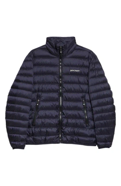 Palm Angels Classic Logo Down Puffer Jacket In Black