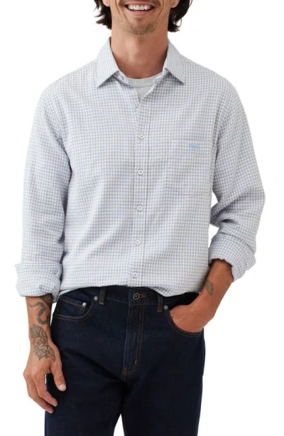 Rodd & Gunn Whare Creek Original Fit Gingham Check Cotton Button-up Shirt In Ecru