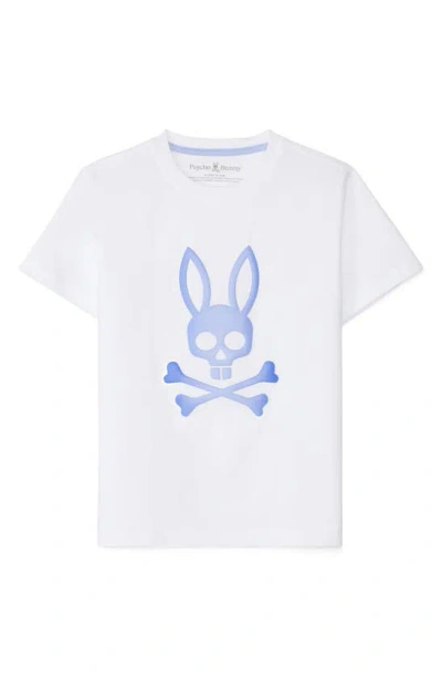 Psycho Bunny Kids' Norwood Graphic T-shirt In White