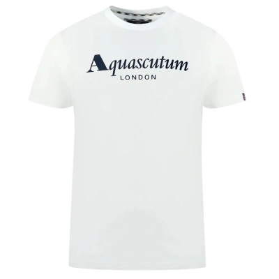 Aquascutum Cotton Men's T-shirt In White