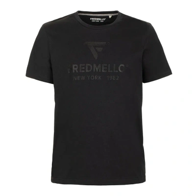 Fred Mello F Mello Cotton Men's T-shirt In Black