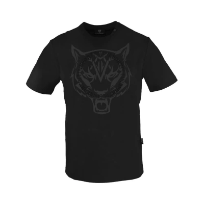 Plein Sport Cotton Men's T-shirt In Black