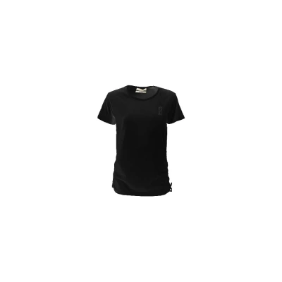Yes Zee Cotton Tops & Women's T-shirt In Black