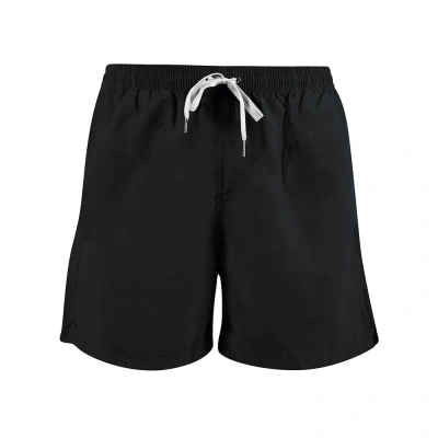 Yes Zee Polyester Men's Swimwear In Black
