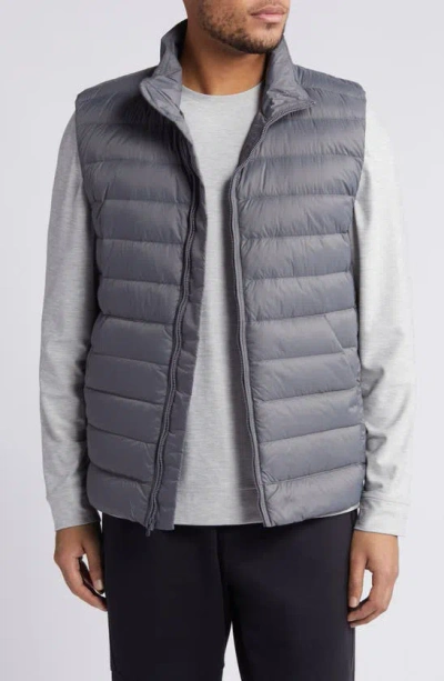 Reigning Champ Water Repellent 750 Fill Power Down Vest In Carbon
