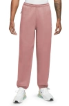 Nike Men's Solo Swoosh Fleece Pants In Pink
