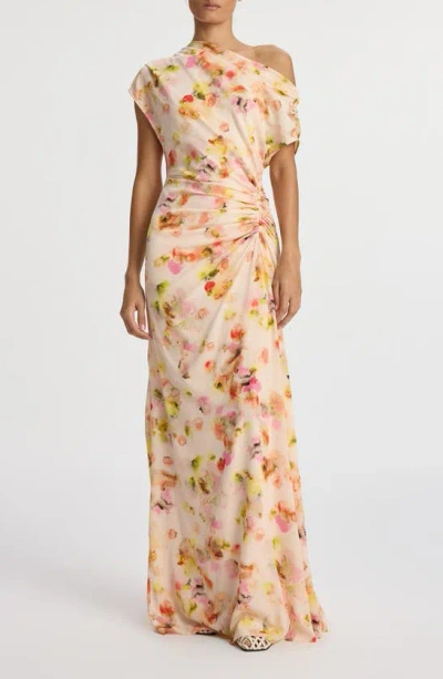 A.l.c Poppy Floral Off-the-shoulder Gown In Ballad Multi