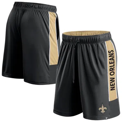 Fanatics Branded  Black New Orleans Saints Win The Match Shorts