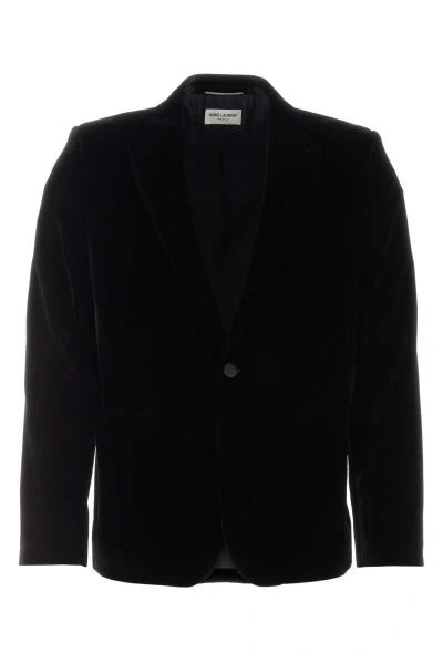 Saint Laurent Black Velvet Jacket