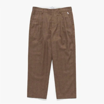Banks Journal Saint Check Pant In Walnut In Brown