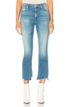 Mother 'the Insider' Crop Step Fray Jeans In Shake Well