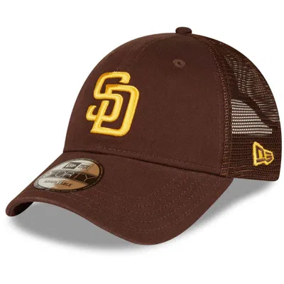 New Era Men's Brown San Diego Padres Trucker 9forty Snapback Hat