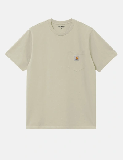 Carhartt -wip Pocket T-shirt (regular) In Beige