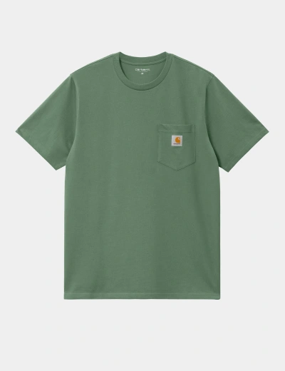 Carhartt -wip Pocket T-shirt (regular) In Green