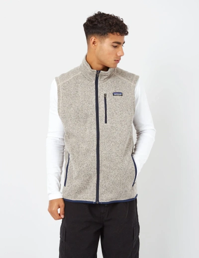 Patagonia Better Jumper Waistcoat In Beige