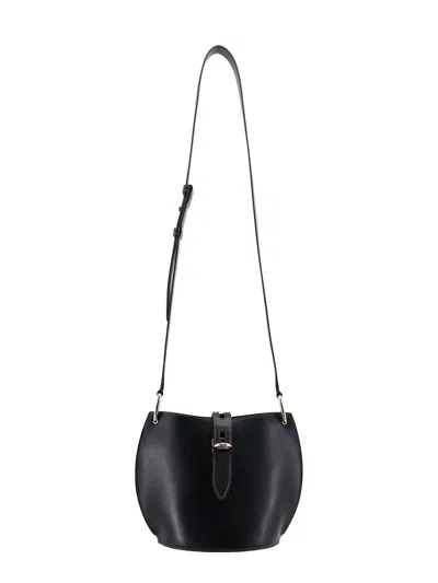 Furla Unica Shoulder Bag In Black