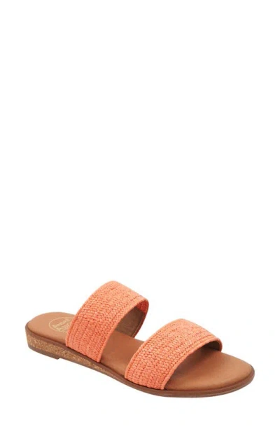 Andre Assous André Assous Galia Featherweights™ Slide Sandal In Coral Orange
