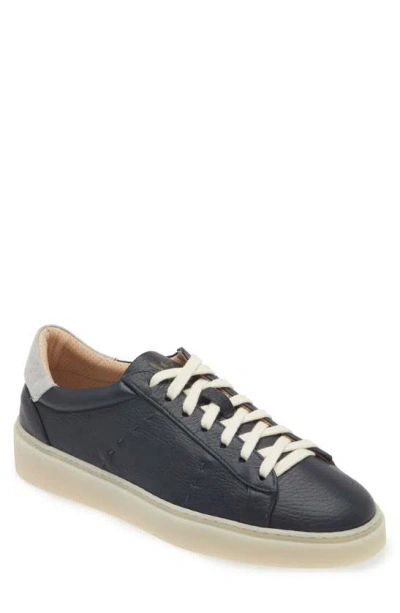 Eleventy Casual Low Top Trainer In Navy