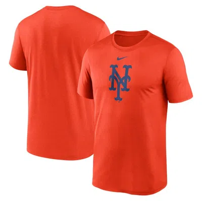 Nike Orange New York Mets Legend Fuse Large Logo Performance T-shirt