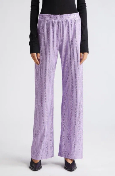Stine Goya Markus Sequin Pants In Purple