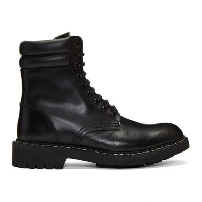 Givenchy Leather Ankle Boots In Black