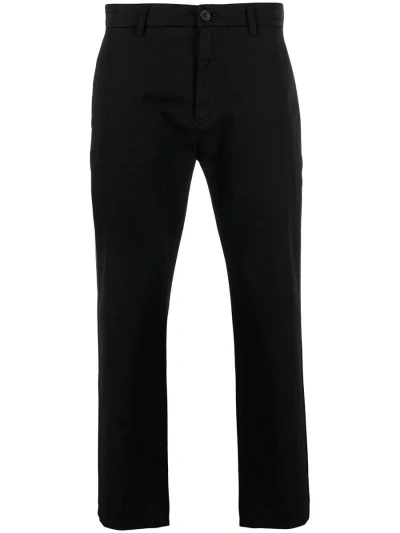 Department 5 Department Five Prince Gabardine Stretch Chino Trousers In Black