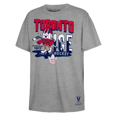 Mitchell & Ness Kids' Youth  Grey Toronto Maple Leafs Popsicle T-shirt