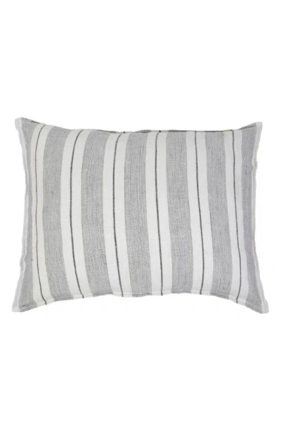 Pom Pom At Home Laguna Big Accent Pillow In Grey/ Charcoal