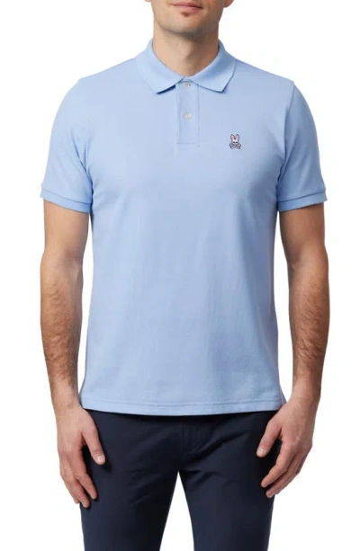 Psycho Bunny Classic Solid Piqué Polo In Serenity
