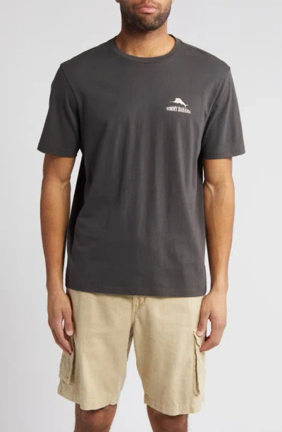 Tommy Bahama Shell On Wheels Pima Cotton Graphic T-shirt In Coal