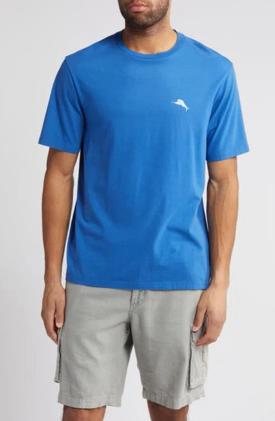 Tommy Bahama Marlin Rising Graphic T-shirt In Bright Cobalt