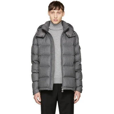 Moncler Montgenevre Down-filled Jacket In Dark Grey