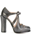 FENDI FENDI CUT-OUT PUMPS - GREY,8I39179W112250331