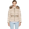 MONCLER Beige Down Tatie Jacket,46905 20 57869