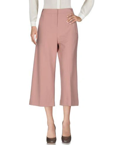 Tibi 3/4-length Shorts In Pink