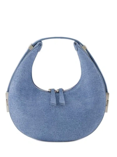Osoi Toni Mini Handbag - Denim Sky - Suede In Blue