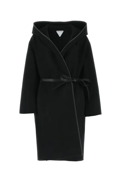 Bottega Veneta Belted Kimono Coat In 1000