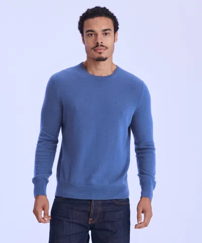 Naadam Limited Edition Embroidery - Men's Original Cashmere Sweater In Slate Blue