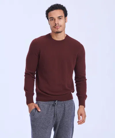 Naadam Limited Edition Embroidery - Men's Original Cashmere Sweater In Burgundy