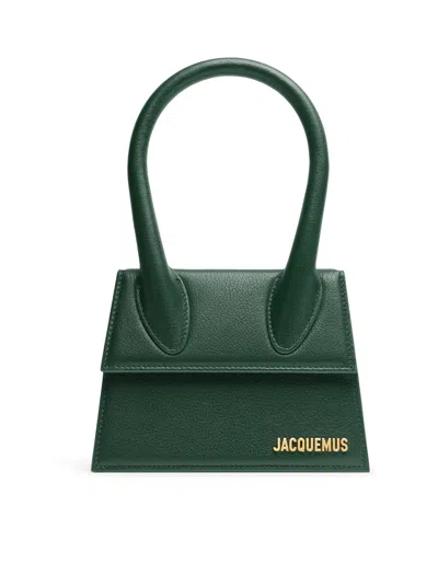 Jacquemus Le Chiquito Moyen Signature Handbag In Green
