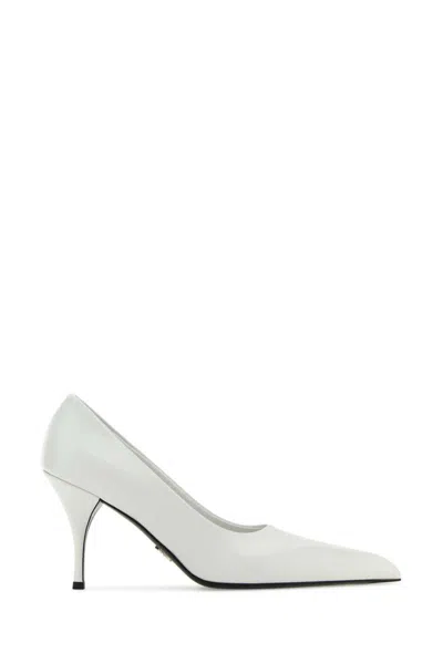 Prada Heeled Shoes In White