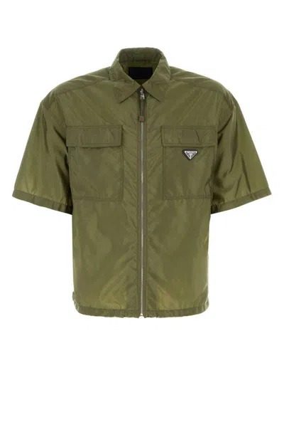 Prada Shirts In Green