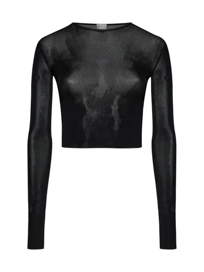 Saint Laurent Top In Black