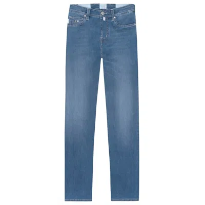 Tramarossa Light Blue Cotton Jeans & Trouser